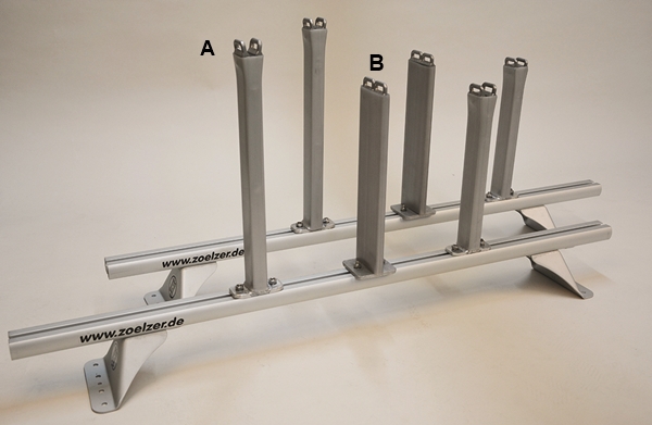 Zölzer Senkrechtstütze 40cm hoch breites Profil